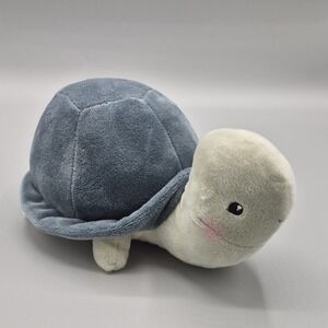 H&M Home Turtle Plush Green Cute Luxury Doll Baby Nursery Shelf Sitter 7"